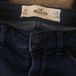 Size 3 dark hollister jeans